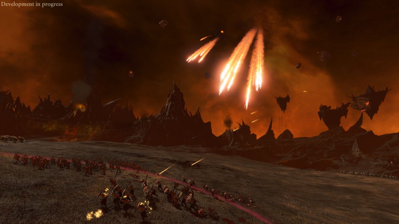 Total War: Warhammer 3 chaos dwarf - deathshrieker rockets