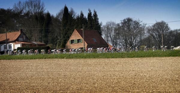 It was a crisp and clear spring day at Gent-Wevlegem