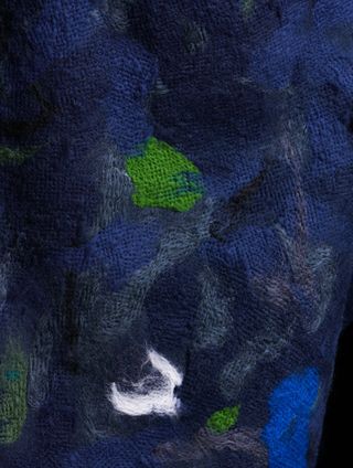 Deep blue & green tapestry