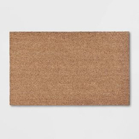 Beige coir doormat, from Target