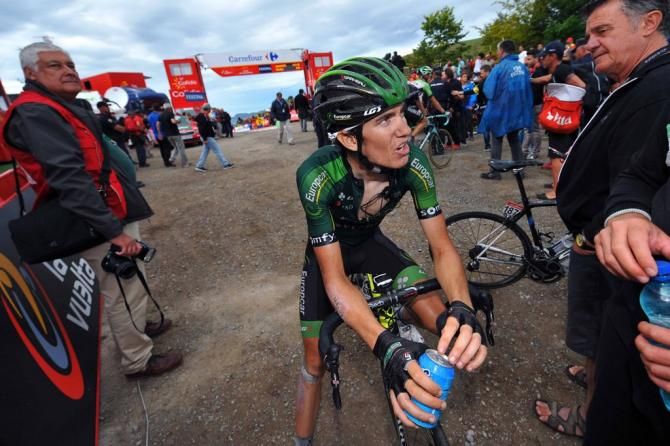 Romain Sicard (Europcar) after finishing in 19th place