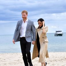 prince harry meghan markle beach