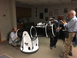 New Horizons team members prepare one of their new 16-inch (40 centimeters) telescopes for deployment to 2014 MU69 occultation observation sites in Argentina and South Africa.
