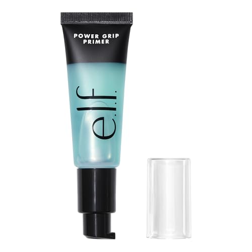 E.l.f. Power Grip Primer, Gel-Based & Hydrating Face Primer for Smoothing Skin & Gripping Makeup, Moisturizes & Primes, 0.811 Fl Oz (24 Ml.)