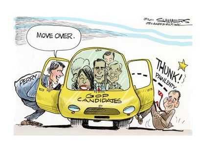 The GOP candidate clown car