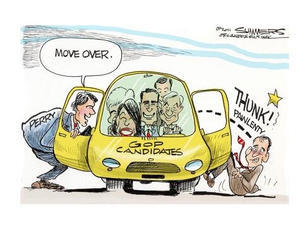 The GOP candidate clown car