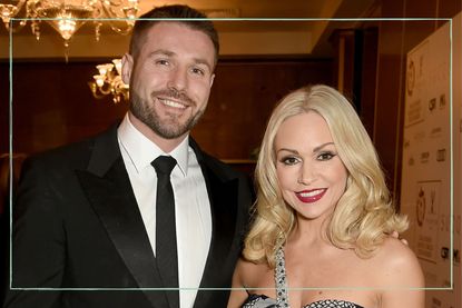  Ben Cohen and Kristina Rihanoff smile and pose together as they attend The London Critics' Circle Film Awards at the May Fair Hotel on January 22, 2017 in London, England. 
