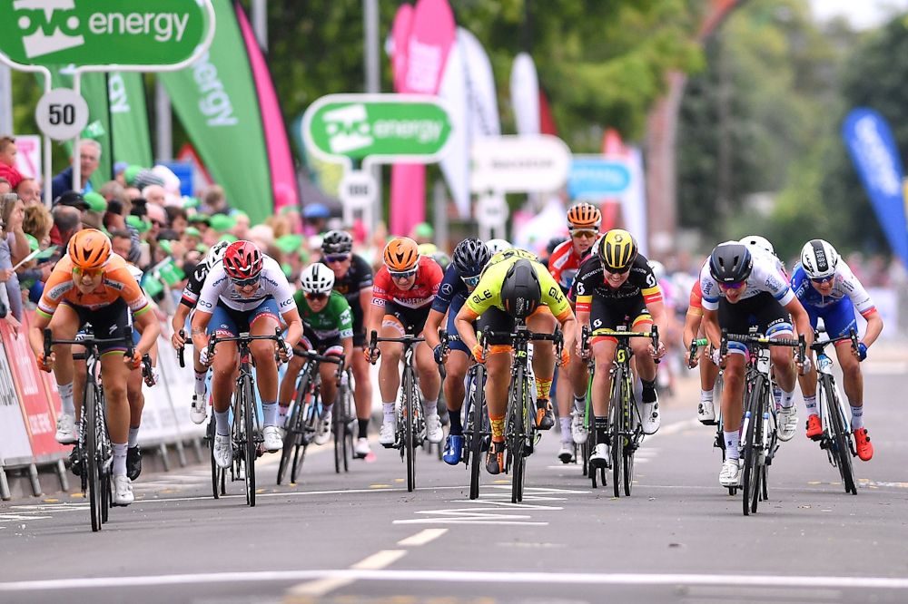 Amalie Dideriksen (Boels Dolmans) wins stage 4 of the OVO Energy Women's Tour