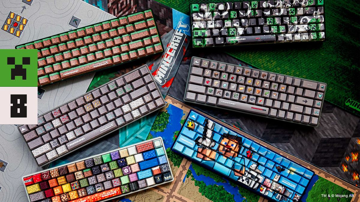 Image of the Higround x Minecraft limited edition collection.