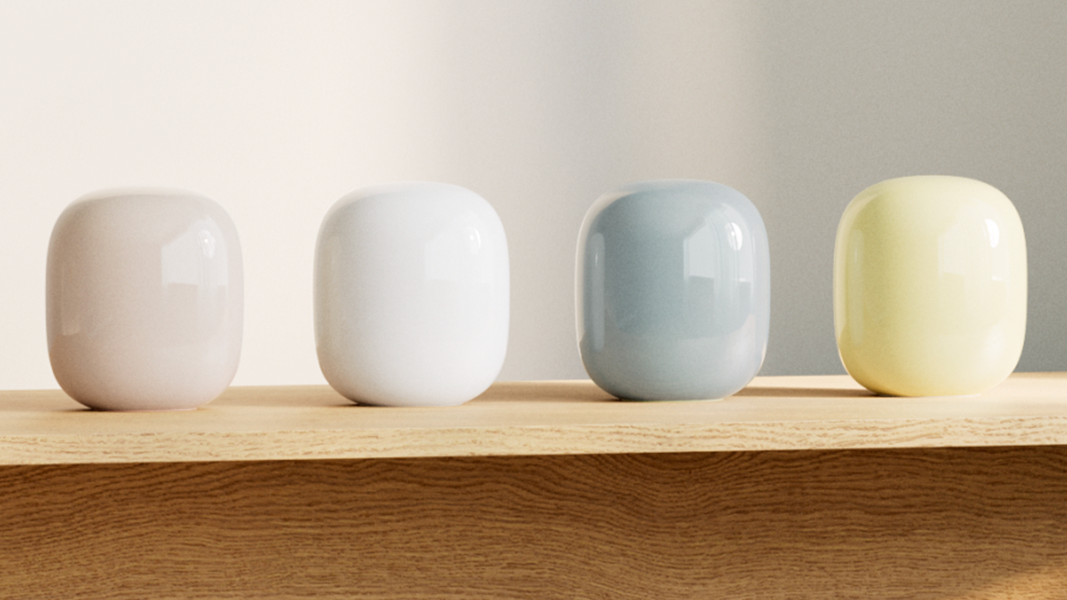 All of the available colors for the Nest Wifi Pro