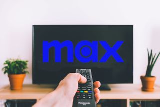 The Max streaming logo on a TV 