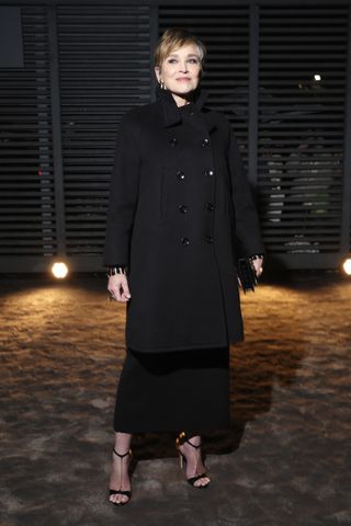Sharon Stone attends Tom Ford runway show in Milan