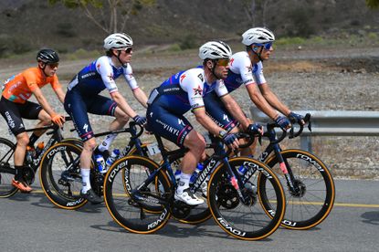 Mark Cavendish wearing new Specialized shoes at Tour of Oman