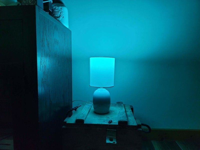 Wyze Bulb Color Teal Lifestyle