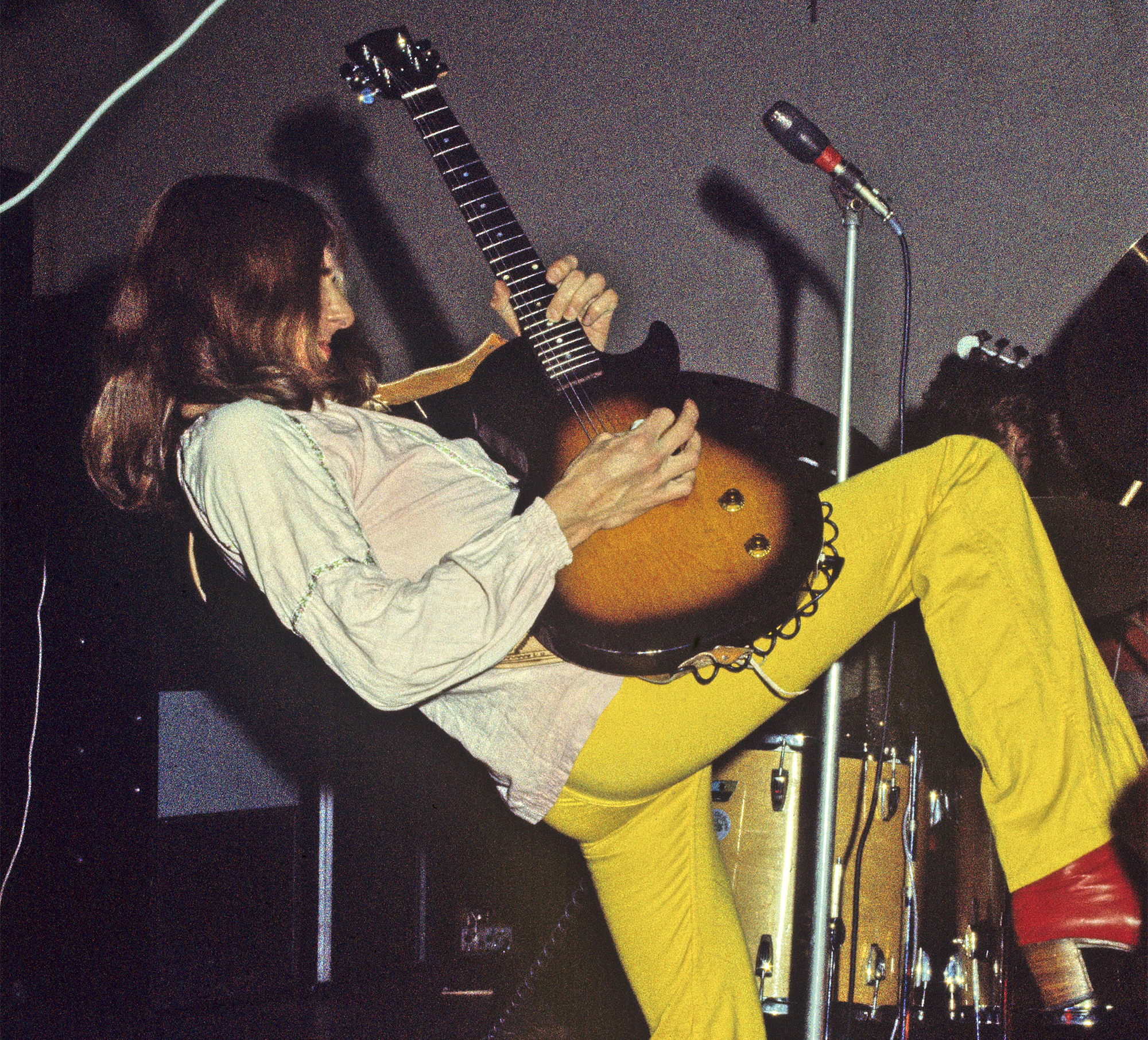BIRMINGHAM, UNITED KINGDOM - DECEMBER 26: Mick Ralphs of Mott The Hoople performs on stage at Birmingham Town Hall on December 26 1970.