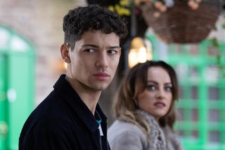 Becky and Ollie in Hollyoaks.