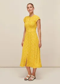 Whistles Isla Dandelion Dress: £149&nbsp;£92.65 (save £56.35) | Whistles&nbsp;