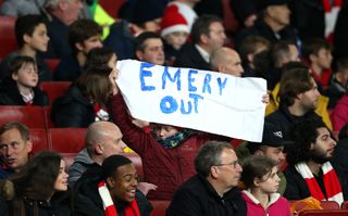 Signs of discontent from the Arsenal supporters have started to appear in recent times.