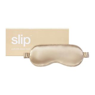 Slip Pure Silk Sleep Mask - Caramel | 100% Mulberry Silk, Ultra Soft 
Comfortable | Blocks Light for Restful Sleep, Adjustable Strap for Perfect Fit | Gentle on Skin 
Hair, Ideal for Travel 
Home