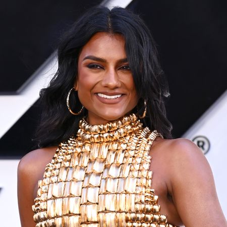 Simone Ashley styled the same UFO Monse dress Taylor Swift wore to the 2024 MTV VMAs