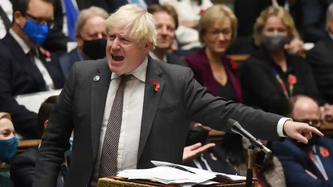 Boris Johnson in the Commons