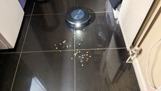 Roomba Combo j7+ Robot Vacuum and Mop vs rice crispies