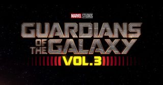 The Guardians of the Galaxy Vol. 3 logo with Marvel Studios branding