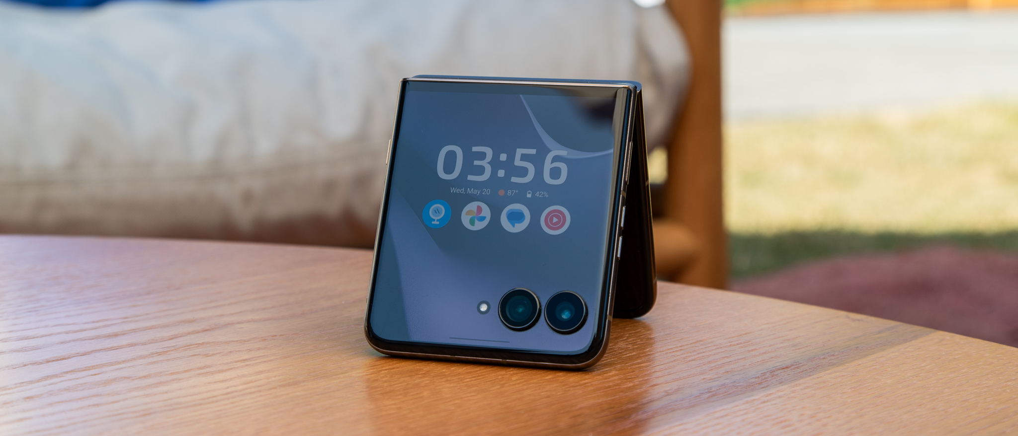 The Razr Ultra 2026 on a table