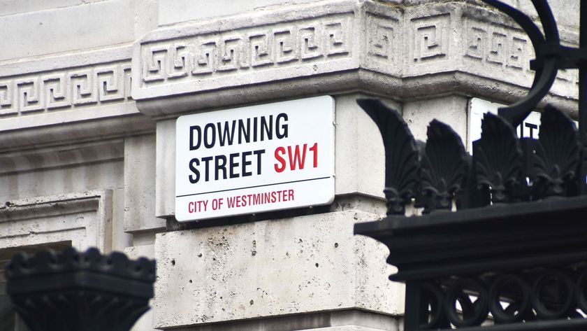 View of Downing Street, London on July 9, 2018