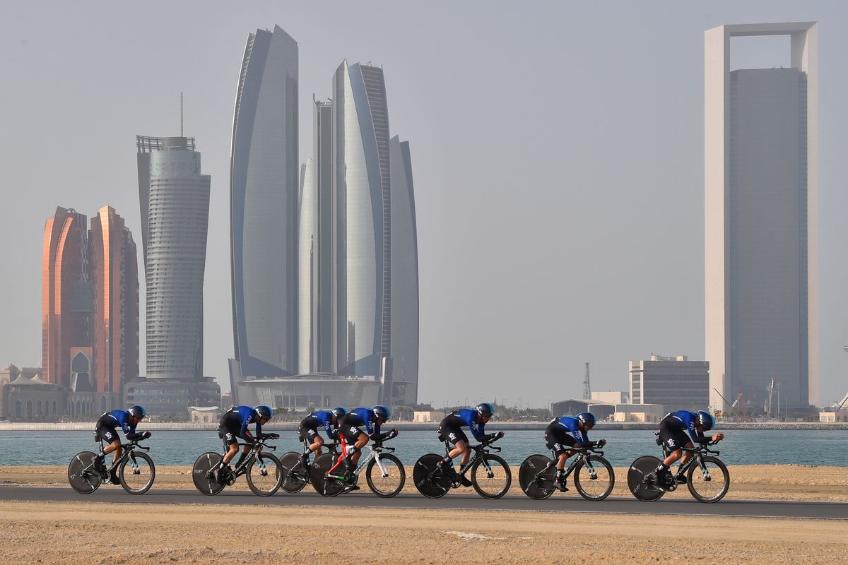 Team Sky at speed