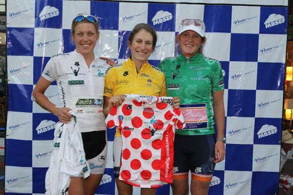 The leaders in the women's race