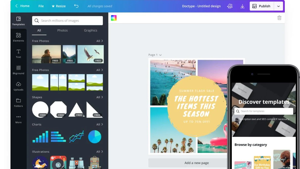 Canva: Best free eBook creator