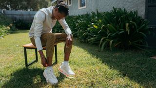 Faith Kipyegon in the Nike Vomero Premium running shoe