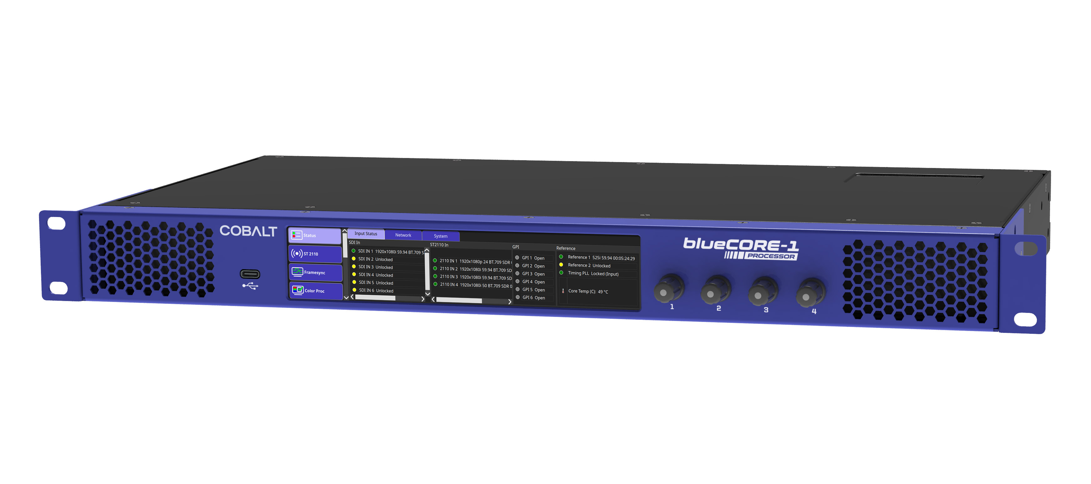 The COBALT blueCORE Processor.