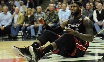 LeBron James and the Heat went down on Wednesday — and that may be a good thing.