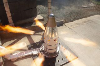 A part of the Orion spacecraft abort system is one step closer to human spaceflight following a 30-second "trial by fire."