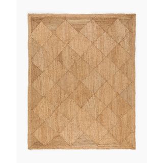 Diamond Braided Jute Rug