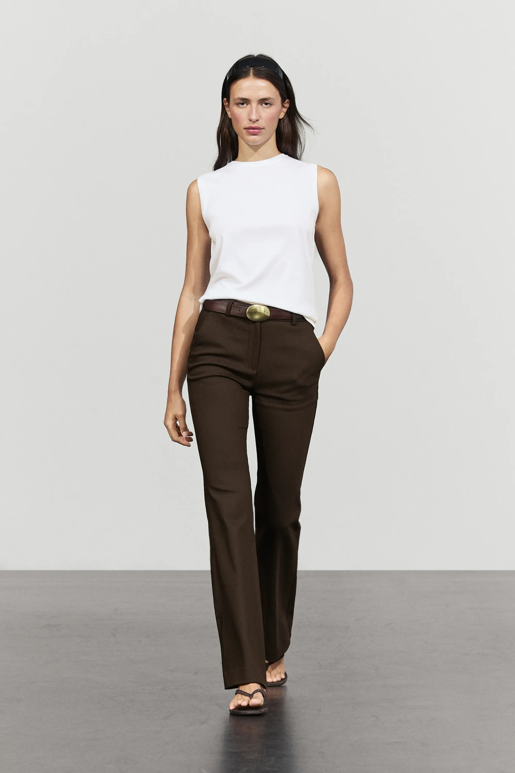 Massimo Dutti, Technical Flare Fit Pants