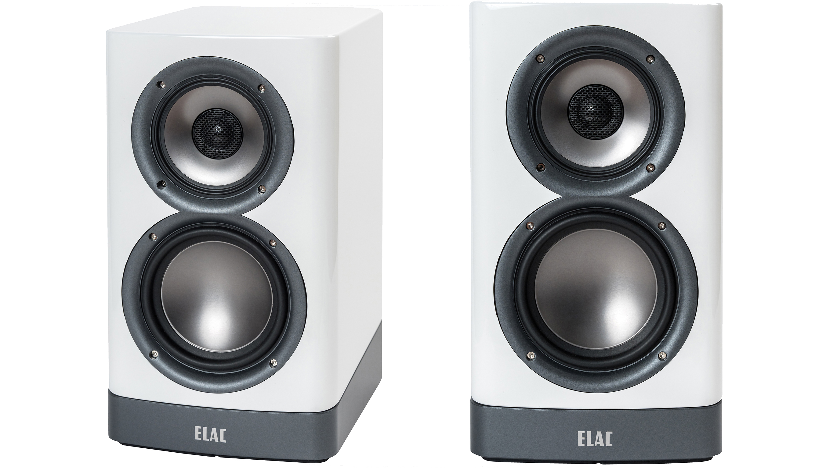Elac ARF-51-GB Navis Premium Powered Floorstanding Tower Speakers Each Gloss Black 