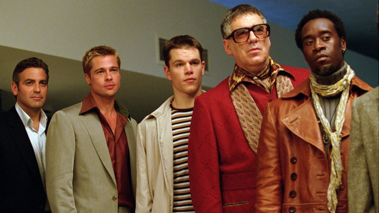 The main cast of Ocean's Eleven.