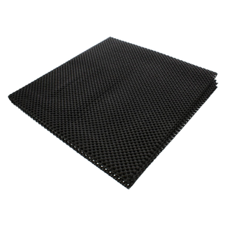 A black non-slip liner mat