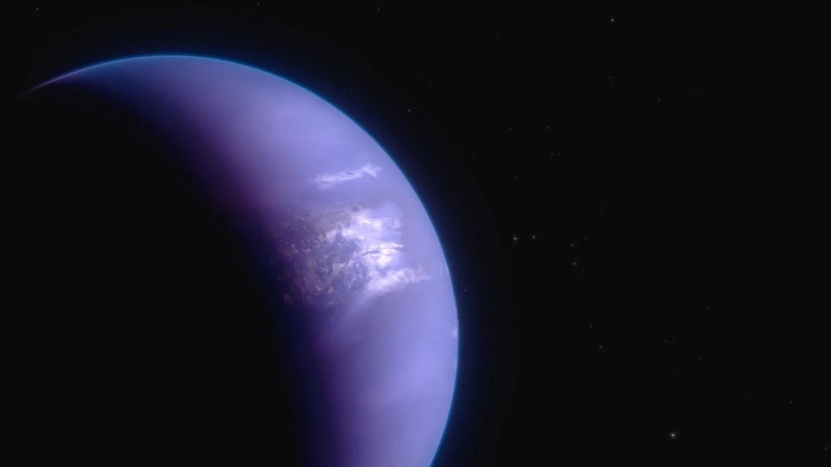 詹姆斯·韦伯望远镜在永恒的夜晚探测到“双面行星”上的风吹得比子弹还快