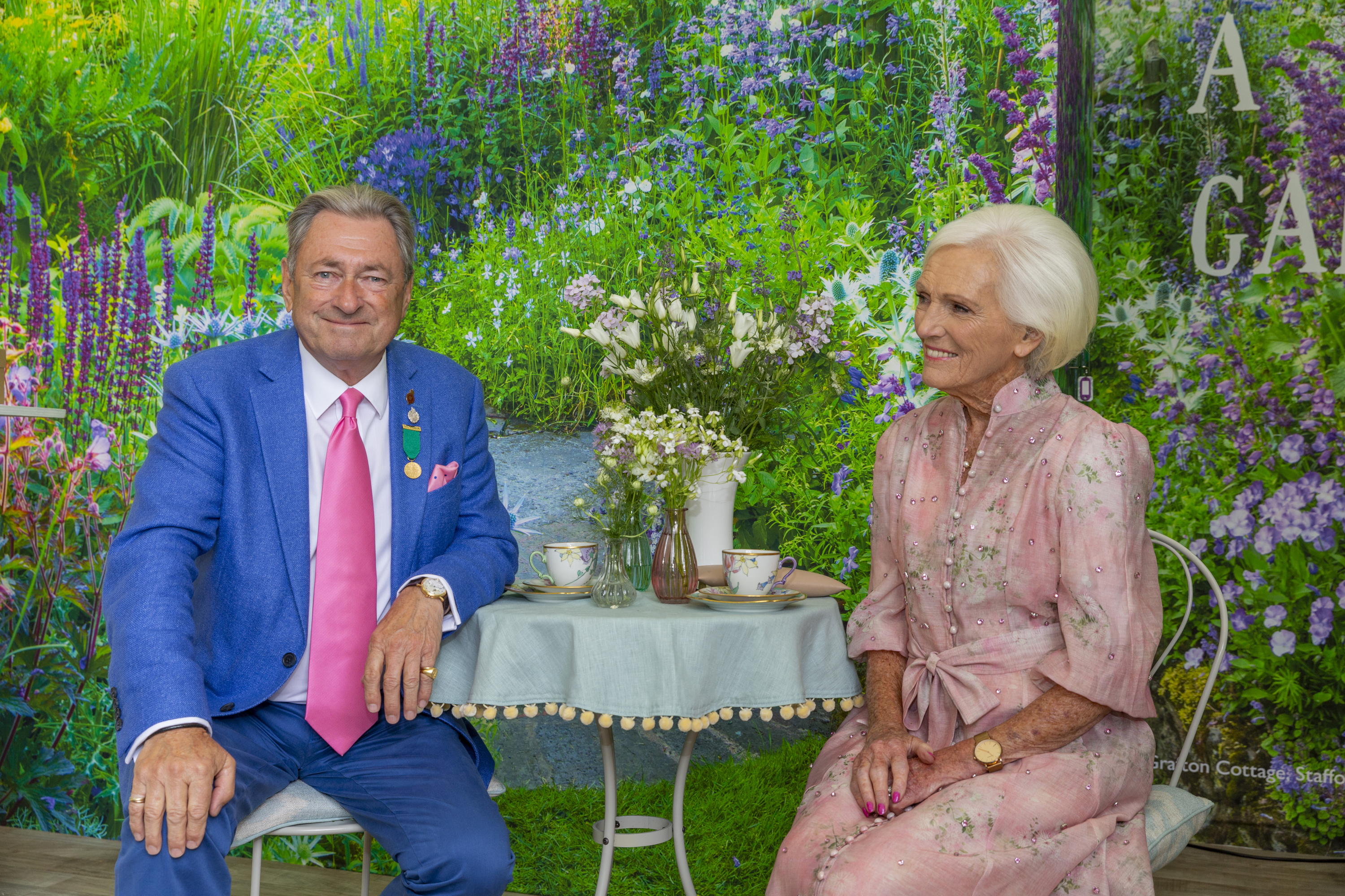 Alan Titchmarsh and Mary Berry - RHS Chelsea Flower Show 2025