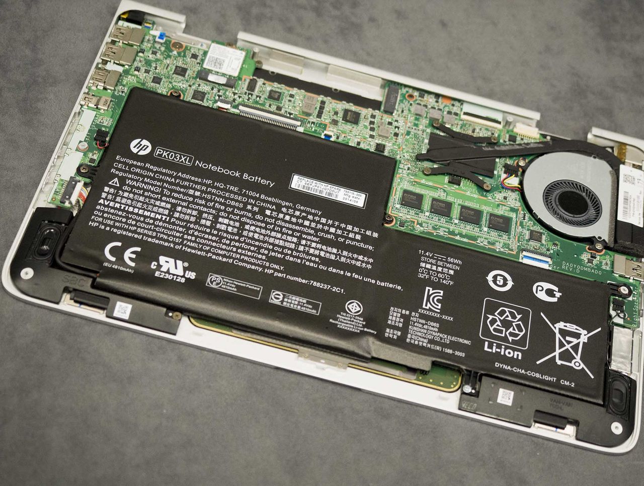 HP Spectre x360 internals