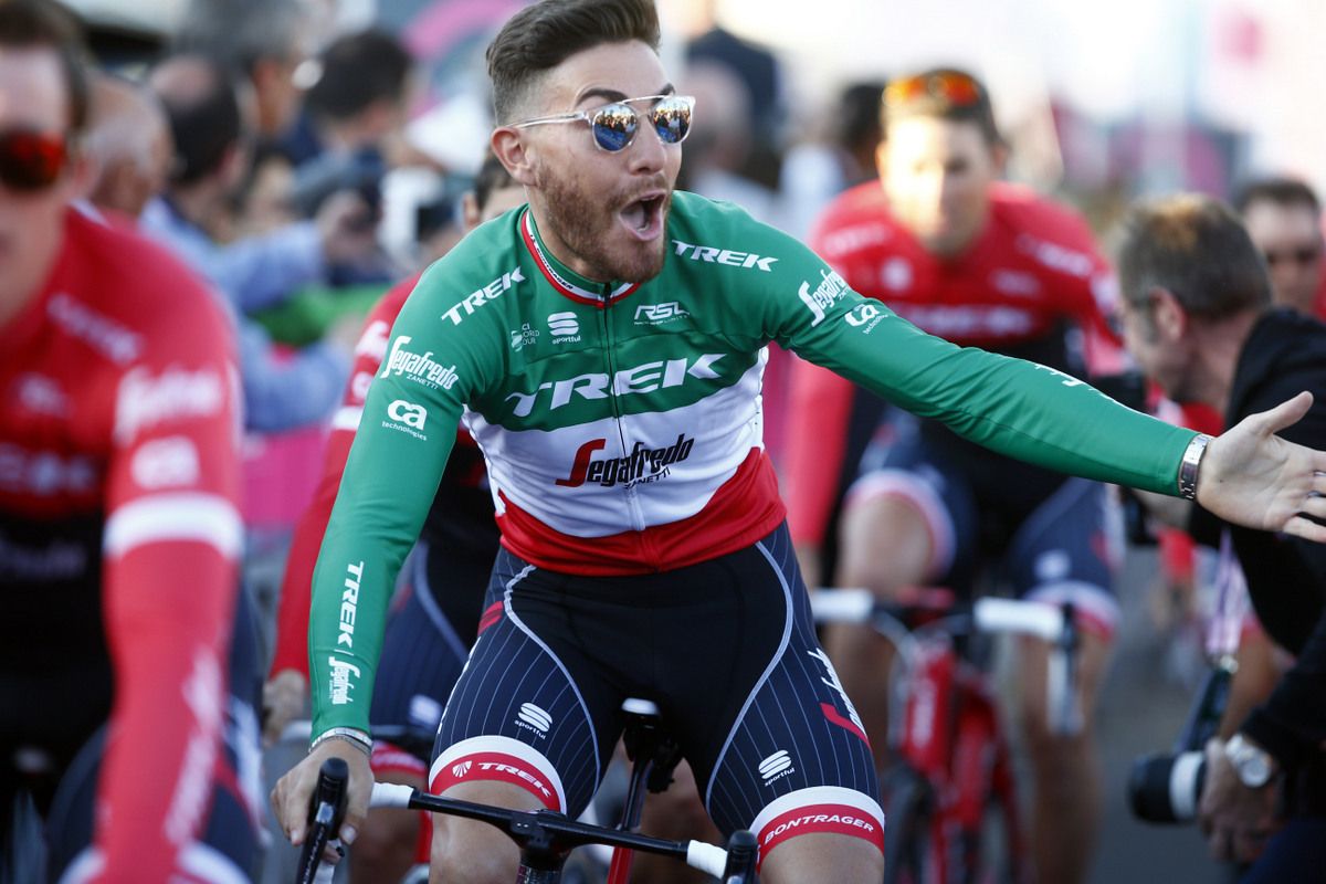 Trek-Segafredo's Italian champion Giacomo Nizzolo is definitely excited for the Giro