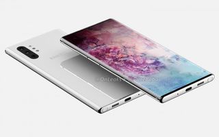 Galaxy Note 10 front and back