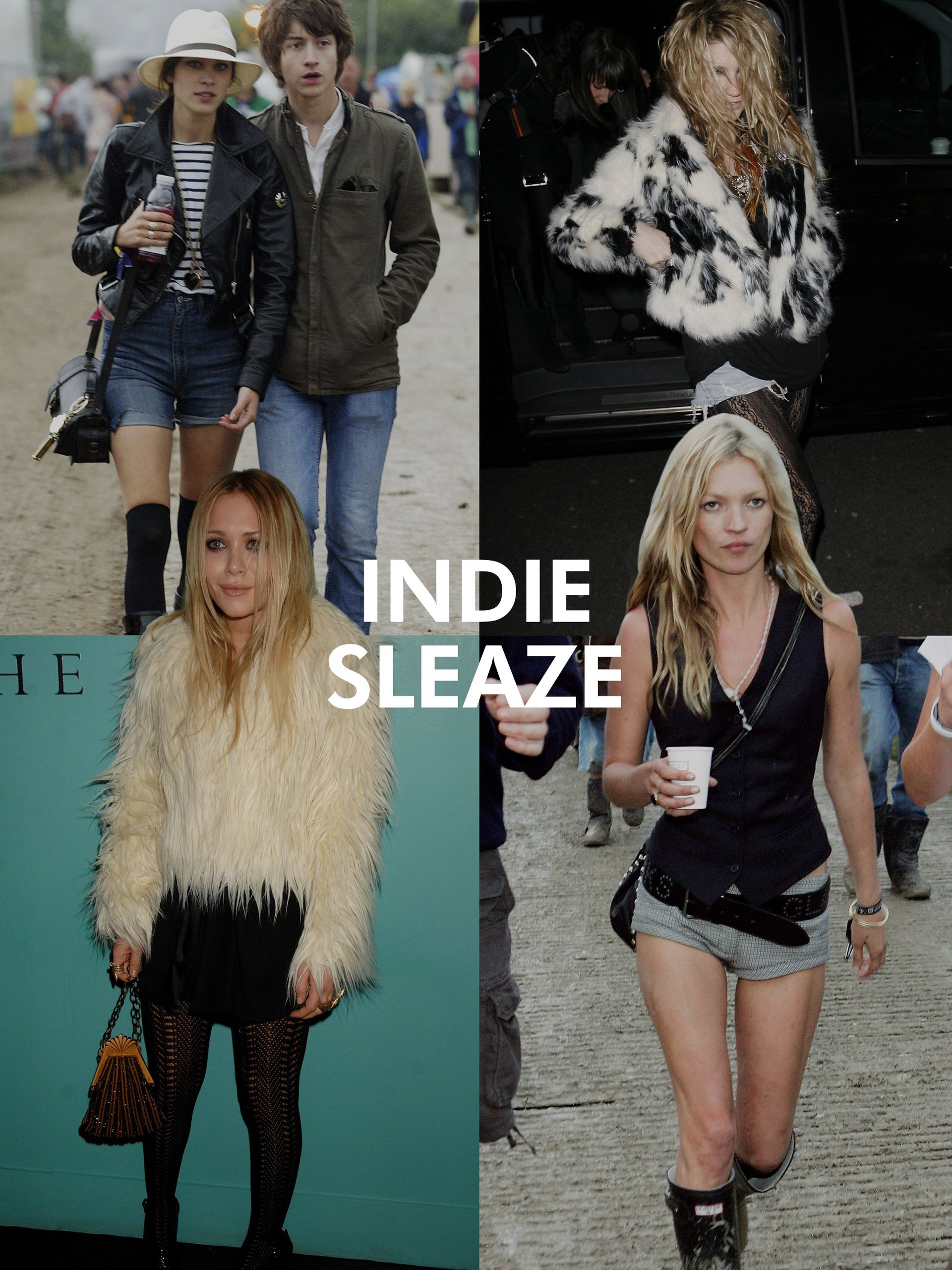 Indie sleaze aesthetic.