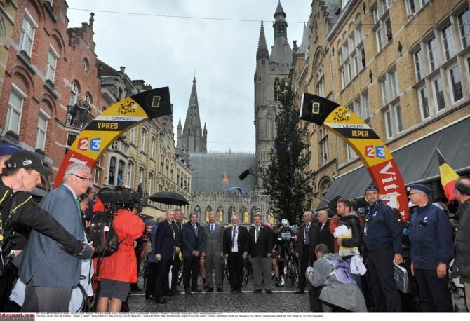 Ready for the start in Ypres