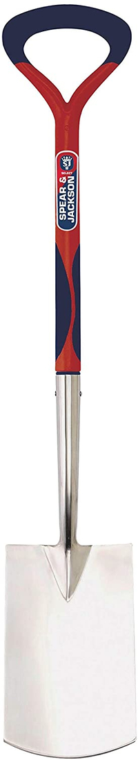 Spear and Jackson 1190EL/09 Select Stainless Digging Spade, Blue l £37.99