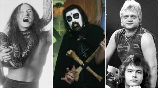 Photos of Cronos of Venom, King Diamond of Mercyful Fate and Udo Dirkschenider of Accept